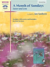 A Month of Sundays: Easter and Lent piano sheet music cover Thumbnail
